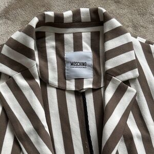Moschino Striped Women's Blazer Size 12 Like New - BUNDLE 3 - 30% off everything